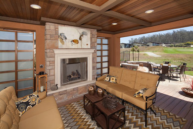 Mountain style deck photo in San Luis Obispo