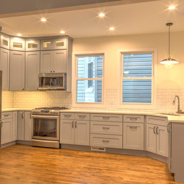 Gray Shaker Kitchen
