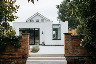 Design ideas for a contemporary house exterior in Other.