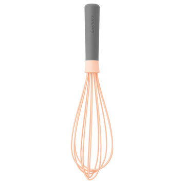 Leo Silicone Whisk, Pink & Gray
