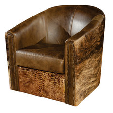 50 Most Popular Leather Barrel Chairs, Barrel Leather Chair