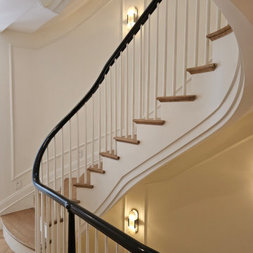 Project #131 | Three-Story Elliptical Staircase in Historic Home