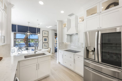Inspiration for a contemporary home design remodel in Miami