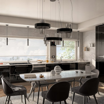 Cucine su misura di design, laccate, moderne, lineari e in legno