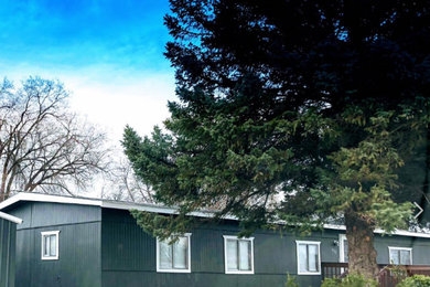 Example of an exterior home design in Seattle