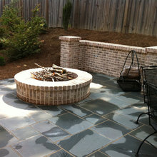 Clay brick Retaining Wall