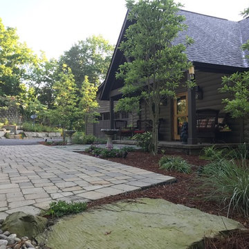Pathway & Entry Landscape (before and after)