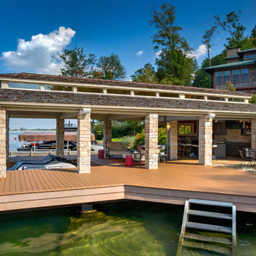 Rustic Modern Boathouse