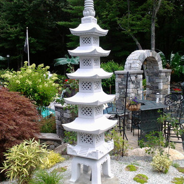 A beautiful creation & healthy koi pond
