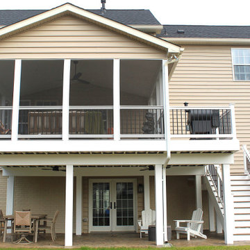 Screened porch addition remodel in Adamstown, MD