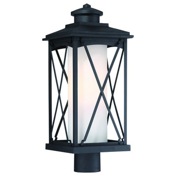 Minka-Lavery 72686-66 1 Light Outdoor Post Mount Lansdale Coal