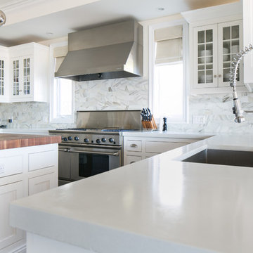 Newport Beach White Kitchen