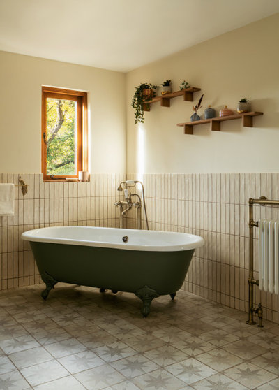 Traditional Bathroom by Aflux Designs