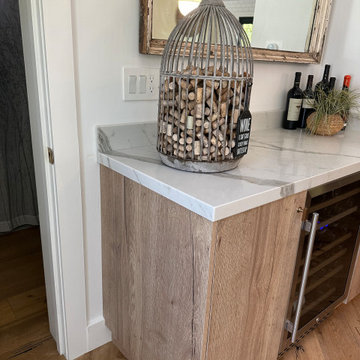 Encino, Kitchen Island, Wall Wine Cabinets, & Bathroom Floor