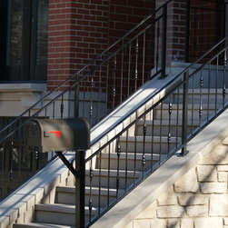Entrance stairs iron railing - Products