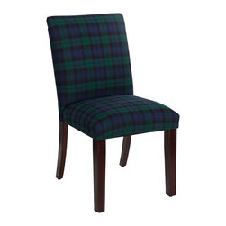 Universal Lighting and Decor - Main Street Blackwatch Fabric Dining Chair - Bar Stools And Counter Stools