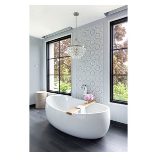 Master Bathroom - Transitional - Bathroom - Milwaukee - by Karen Kempf ...
