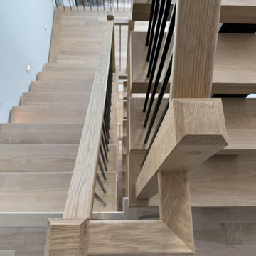 Project #139 | Four Story Modern Floating Staircase