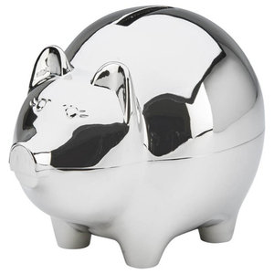 Nambe Kibo Piggy Bank