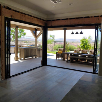 TWO BEAUTIFUL BI-FOLD DOORS FOR A HOME REMODELATION