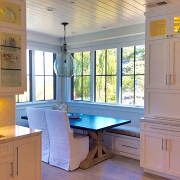 Patterson kitchen...hidden motorized shade under fascia