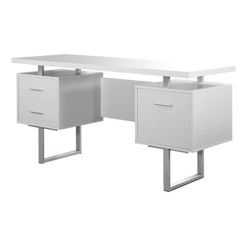 Scranton & Co 60" Office Desk in White