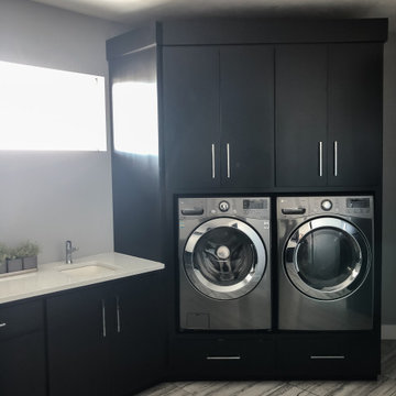 Laundry Room with sink and built in washer and dryer