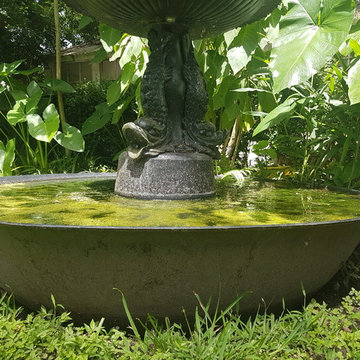 Fish Themed Sugar Kettle Water Fountain