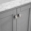 Eviva Aberdeen 60" Transitional Gray Double Sink Faucet Bowl Vessel Vanity Set