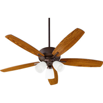 Breeze Quorum Home Collection Ceiling Fan, Oiled Bronze