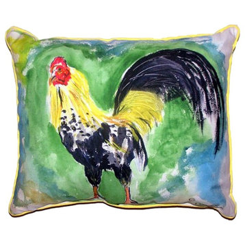 Bantam Rooster Small Indoor/Outdoor Pillow 11x14 - Set of Two