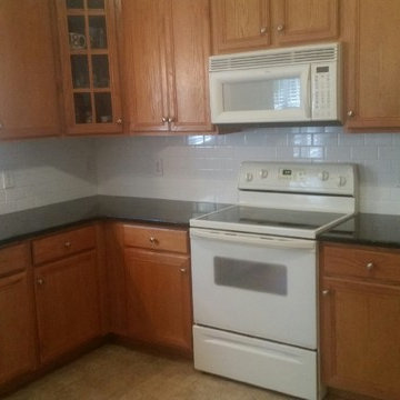 Standard 3x6 White Ceramic Backsplash