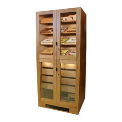 Custom Built-In Cigar Humidor - Storage Cabinets