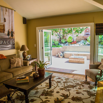 A Beautiful Exterior Folding Door Application
