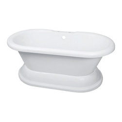 Elizabethan Classics ECUSADP Dual on Plinth Acrylic Bathtub - Bathtubs