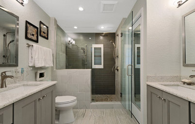 See a Couple’s New Spa-Like Bathroom From Lowe’s and Houzz