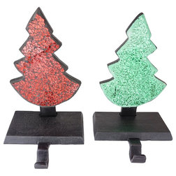 Contemporary Christmas Stockings And Holders by Lulu Decor, Inc.