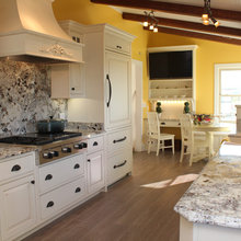 Wood grain tile floor