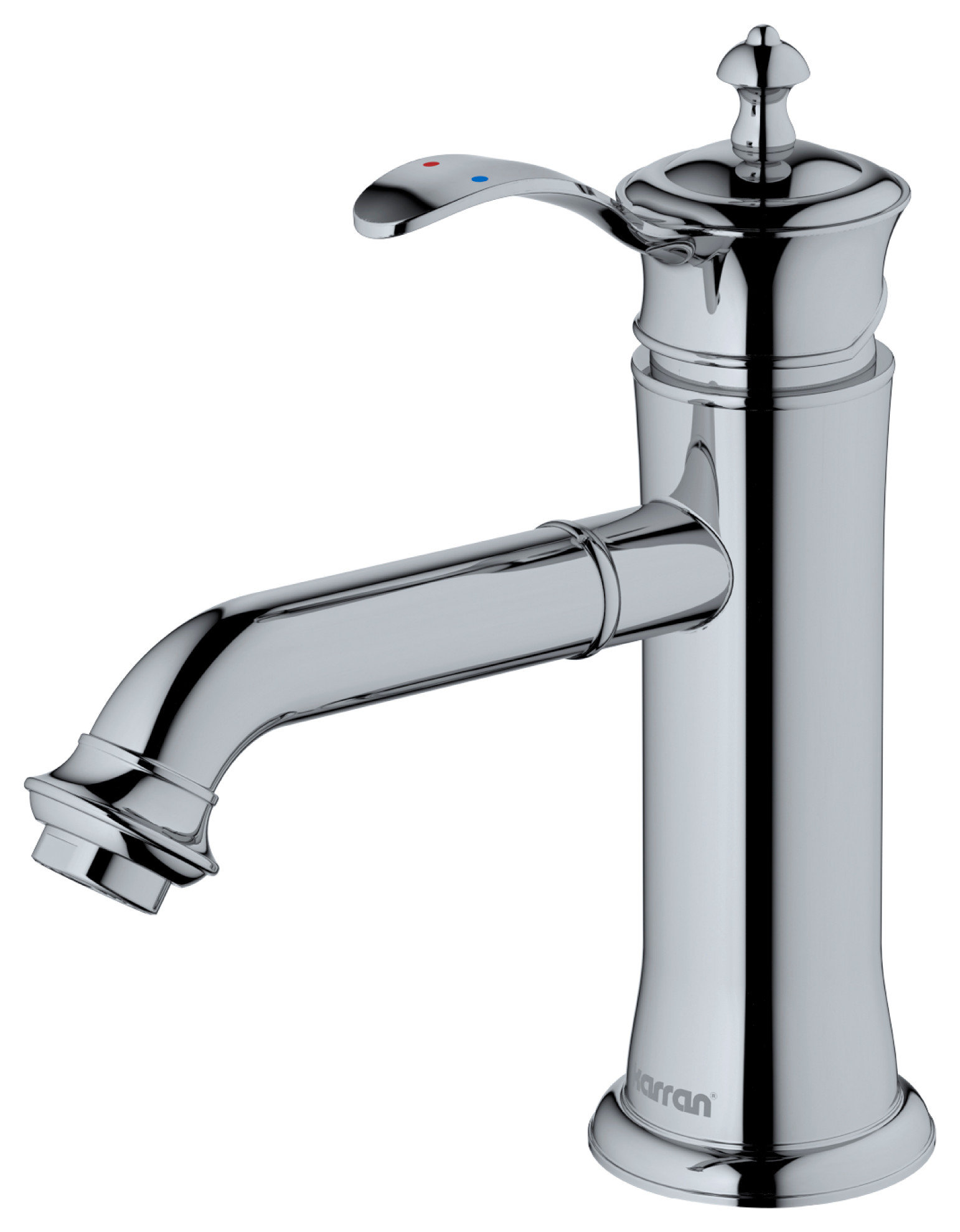 Karran 1-Handle 1-Hole Bathroom Faucet With Pop-up Drain, Chrome
