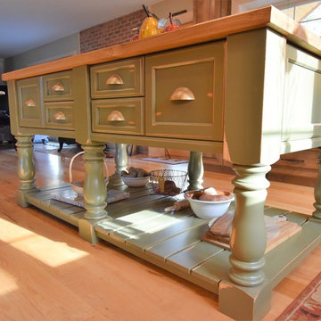 Rustic Knotty Alder Kitchen
