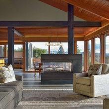 Fireplace area