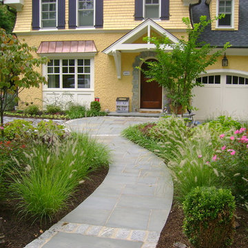 Front Entrance Walkway and Plantings