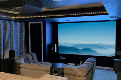 Home theater photo in Denver