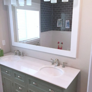 Dark + Dingy Dungeon to Bright + Beautiful Bath Retreat