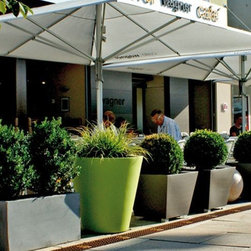 New Pot Planters 34, 40 and 50 by Serralunga - Outdoor Pots And Planters