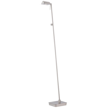 George Kovacs George's Reading Room Brushed Nickel LED Floor Lamp