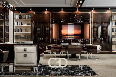 Home office - contemporary home office idea