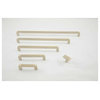 Residential Essentials 10381 Contemporary 1-1/2 Inch Bar Cabinet - Satin Brass