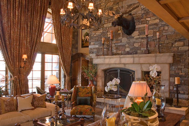 Example of a living room design in Other