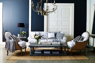 Inspiration for a transitional living room in Sydney.